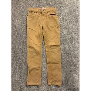 Levis 511 Pants Boys 14 Regular‎ Tan Slim Khaki Chino Cotton Stretch Trousers
